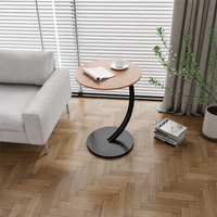 Table basse en acier inoxydable moderne et durable pour salon, chambre à coucher, hôtel - Design industriel élégant