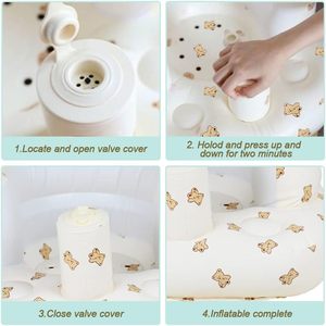 ที่นั่งเด็กเป่าลม3เดือนที่นั่งในชั้นสำหรับนั่งเบาะนั่งสำหรับเด็กทารกเก้าอี้เป่าลมและโซฟา - Product Image 3