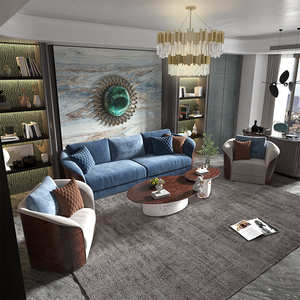 Nappa Leather Italy Luxury Italian Set Genuine Manufacturer Velvet Couch Living Room <b>Sofas</b> RC-SF-03-CLIFTON Nappa Leather R - Product Image 5
