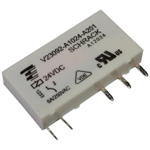 Nuevo Relé de Potencia de Uso General Original V23092A1024A201 DC Monostable 1 Forma C SPDT-CO, Clasificación de Contacto de 6 A, Voltaje de Bobina de 24 VCC - Product Image 4