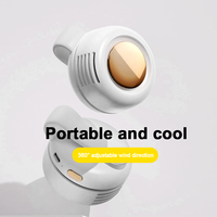 Kipas Mini Portabel Gantung Pinggang Multifungsi Kipas Pendingin Mini Jepit 3 Kecepatan Angin Kencang Daya USB Kipas Jepit untuk Hiking