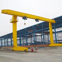 Grue à portique à jambe unique avec palan à roulement de moteur de 100 tonnes 25 tonnes à faisceau unique 5-20 tonnes engrenage de chargement 10m utilisé