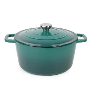 Raylon RTS Non Toxic Non Stick Enamel Cast Iron Cookware Set Enamel Yellow Coating Cast Iron Casserole For Making Bread