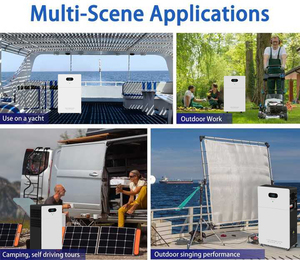 แบตเตอรี่ลิเธียม Lifepo4 ออลอินวัน DC 48V 300Ah 15Kwh สำหรับติดผนังและเป็นเครื่องกำเนิดไฟฟ้าพลังงานแสงอาทิตย์ ระบบกักเก็บพลังงานภายในบ้าน - Product Image 2