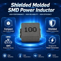 Inducteurs de puissance CMS blindés 1.0µH, 1.5µH, 2.2µH, 3.3µH, 4.7µH, 5.6µH, 6.8µH, 10µH, 33µH, 47µH, 100µH – Inducteurs à puce et à ferrite