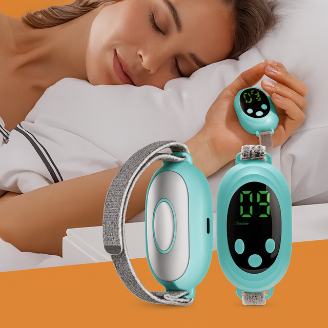 Microcurrent Sleep Aid Device Relaxation Treatment Insomnia Relieve Pulse Stimulation Hypnosis Help Anti Anxiety Sleeping Device