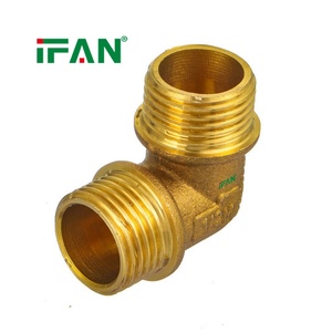 IFAN En gros Raccord de plomberie en laiton, Té femelle en <span class=keywords><strong>cuivre</strong></span>, Coude égal à filetage mâle pour conduite d'eau - Product Image 3