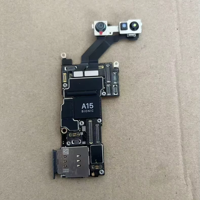 Original Used Unlocked Motherboard with Face for iPhone 13 Pro Max