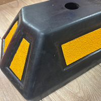 Poteau de signalisation routière en PU orange de 75 cm, délimiteur de voie