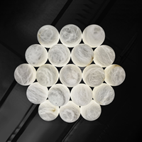 Suspension LED Nordique à Hauteur Réglable Anti-Éblouissement avec Interrupteur, Lampe Suspendue Moderne pour Salle à Manger, Bureau, Hôtel, en Albâtre