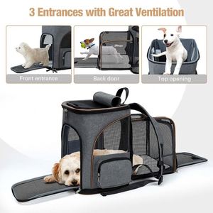 Free sample Pet Carrier <b>Backpack</b>, Adjustable Pet Front <b>Cat</b> Dog Carrier <b>Backpack</b> Travel Bag, Legs Out, Easy-Fit for Traveling - Product Image 3