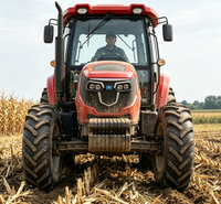 Tracteur agricole CNCMC TT1004 2980 kg 100 CV avec vitesse nominale de 2200 tr/min et cabine fermée pour l'agriculture, le jardinage et les vergers