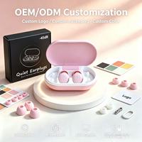 Tapones para los Oídos de 45dB para Dormir y Tapones para los Oídos de Ajuste Personalizado para Deportistas, Juego de Pinza Nasal y Tapones para Natación
