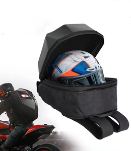 <span class=keywords><strong>Sac</strong></span> à dos lumineux LED pour <span class=keywords><strong>moto</strong></span> avec panneau solaire étanche en PVC et ABS, personnalisable, pour casque de motard - Product Image 4