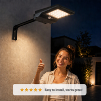 Farola Solar de 4W para Montaje en Poste, IP65 Impermeable, Alto Brillo, para Iluminación de Áreas Pequeñas