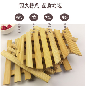 Manteles individuales creativos, alfombrillas aislantes del calor, protectores de platos, alfombrillas anti-escaldaduras para el hogar, posavasos de madera huecos. - Product Image 2