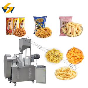 Línea de producción Nik Naks Maquinaria Equipo de procesamiento de alimentos para aperitivos Máquinas Máquina para freír Kurkure - Product Image 1