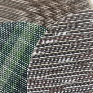 100% <span class=keywords><strong>Polyester</strong></span> teslin vải cho Patio ngu gục chống cháy không thấm nước ánh sáng mặt trời màn bằng chứng dệt lưới lớp phủ đồng bằng phong cách - Product Image 2