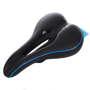 Mountain Bike Saddle 3147A Hollow Comfort Thickened Seat <b>Cushion</b> For <b>Long</b> Distance Touring Perforated Design Unisex Adult - Product Image 1