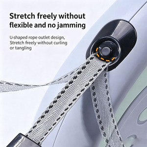 Guinzaglio Retrattile Classico e Confortevole per Animali Domestici, Corda in Nylon Anti-Groviglio, Impugnatura Ergonomica, Resistente con Blocco di Sicurezza - Product Image 2