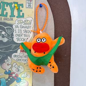 Bambola di peluche Creative Runaway Madmen, piccola, imbottita in cotone PP, orribile e carina, ciondolo per zaino, portachiavi, dai 14 anni in su - Product Image 6