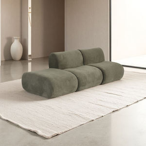 Set di Divani Ovali Imbottiti di Lusso Moderni, Nuovo Design, Tessuto all'Ingrosso per Hotel, Appartamenti, Centri Commerciali, Ville, Ospedali, Confezionati Sottovuoto - Product Image 1