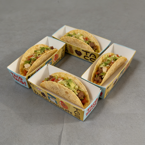 Cajas de Tacos Personalizadas de México, Cajas de Tacos Reciclables, Bandejas Desechables para Alimentos, Cajas para Llevar Tacos - Product Image 5