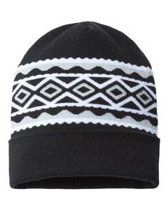 Nouveau bonnet en tricot pour hommes et femmes, personnalisé en usine, avec patch brodé de lettres de ski, bonnets de haute qualité - Product Image 3