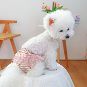 PETCIRCLE ropa para mascotas para perros pequeños y medianos, artículos para mascotas, ropa para perros, pantalones con lazo de tul - Product Image 4