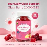 Gluta Berry Gummies 200000MG Complément Alimentaire Personnalisable