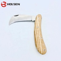 Shuoholsen — couteau de greffage avec manche en bois, outils de jardin, pour le greffage