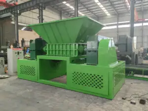 10 Ton/H Metal Plastic Double Shaft Shredder / Shredding Machine