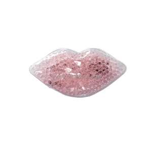 재사용 가능한 PVC 입술 모양 아이스팩 재사용 가능 온냉 찜질 젤 비즈 아이스팩 입술 모양 아이스팩 주름 개선 미용 마스크 - Product Image 6