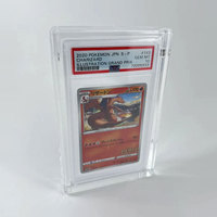 Étui de protection pour cartes à collectionner en acrylique transparent, résistant aux UV, écologique, avec adhésif PSA, personnalisé, magnétique, moderne