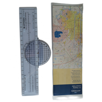 Azimuth-plóter giratorio de plástico, calidad prémium, para navegación de vuelo, venta al por mayor