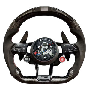 Volant LED en fibre de carbone véritable pour Audi A3 A4 B9 A5 RS3 RS4 RS5 S3 S4 S5, compatible avec les modèles TT R8 RS5 RS6 RS7, nouvelle version améliorée - Product Image 3