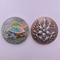 Pièces de monnaie en cuivre animalier en gros 2026, pièce commémorative de 1 once, médaille artisanale en métal 2D, pièce de monnaie en cuivre pur pour cadeau souvenir