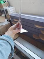 Machine de pliage de panneau acrylique en plastique de plexiglas transparent de 125cm pour l'industrie de la publicité