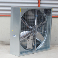 Ventilateur de refroidissement à humidification triphasé pour l'agriculture, marteau lourd, ventilateur d'extraction hydroponique, extracteur de pression négative