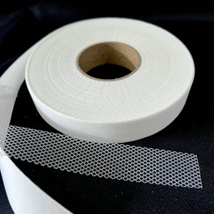 Ruban de thermocollage double grille 50m/rouleau pour ourlets, adhésif <span class=keywords><strong>thermocollant</strong></span> pour patchwork et accessoires de couture - Product Image 1