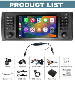 รถยนต์สเตอริโอ2DIN 7นิ้ว E39รถยนต์สเตอริโอสำหรับ BMW <span class=keywords><strong>5</strong></span> Series 1995-2002 - Product Image 4