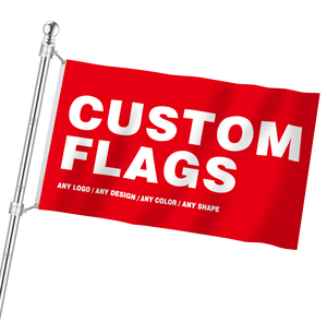 Phổ biến Polyester Vải để thăng hoa cờ quảng cáo cờ tùy chỉnh cờ với logo tùy chỉnh in hai mặt - Product Image 3