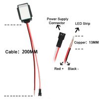 Interruptor Táctil Inteligente LED para Espejo, 12V 5A, Sensor, Clasificación IP20, Garantía de 2 Años, Producción de Fábrica China, Venta al Por Mayor