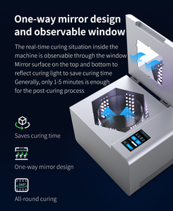 Stampante 3D LCD pioneer All in One lavatrice <span class=keywords><strong>e</strong></span> polimerizzazione polimerizzazione dentale a led in resina leggera - Product Image 6