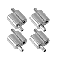 Pince à boucle OEM pour câble, double face, en acier, réglable, en alliage de zinc