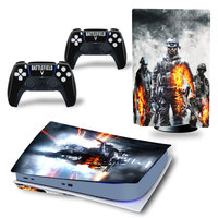 Autocollants en vinyle colorés pour la console et la manette de jeu Playstation 5 Ps5, skins, accessoires de jeu