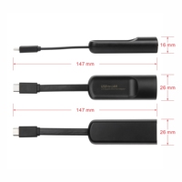 Haute qualité 2.5 Gigabit USB C vers Lan RJ45 adaptateur USB vers LAN 2500Mbps Ethernet adaptateur pour téléphone PC