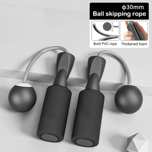 Cordless Jump <b>Rope</b> With Heavy Balls Sports Fitness Training Bodybuilding <b>Exercise</b> Rapid Speed Skipping <b>Rope</b> Home Gym Equipment - Product Image 2