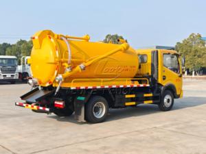 Dongfeng Vacuum Sewage Truck Yuchai 155HP, 5m³ Heated Sewage Tank Optional Oil Circulation Vacuum Pump Suitable for Cold Regions - Product Image 5