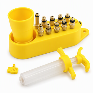 Kit de purge d'huile pour freins à disque hydrauliques de vélo portable, ensemble d'outils de service ABS pour réparation de VTT - Product Image 1